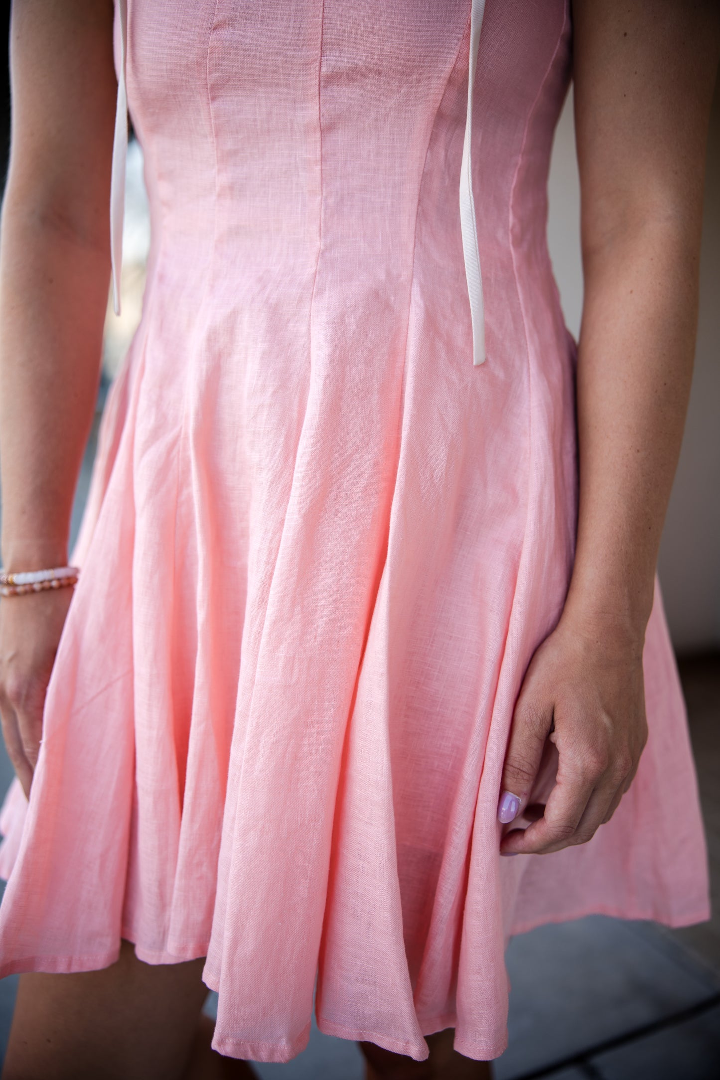 Tyra Mini Dress - Peach