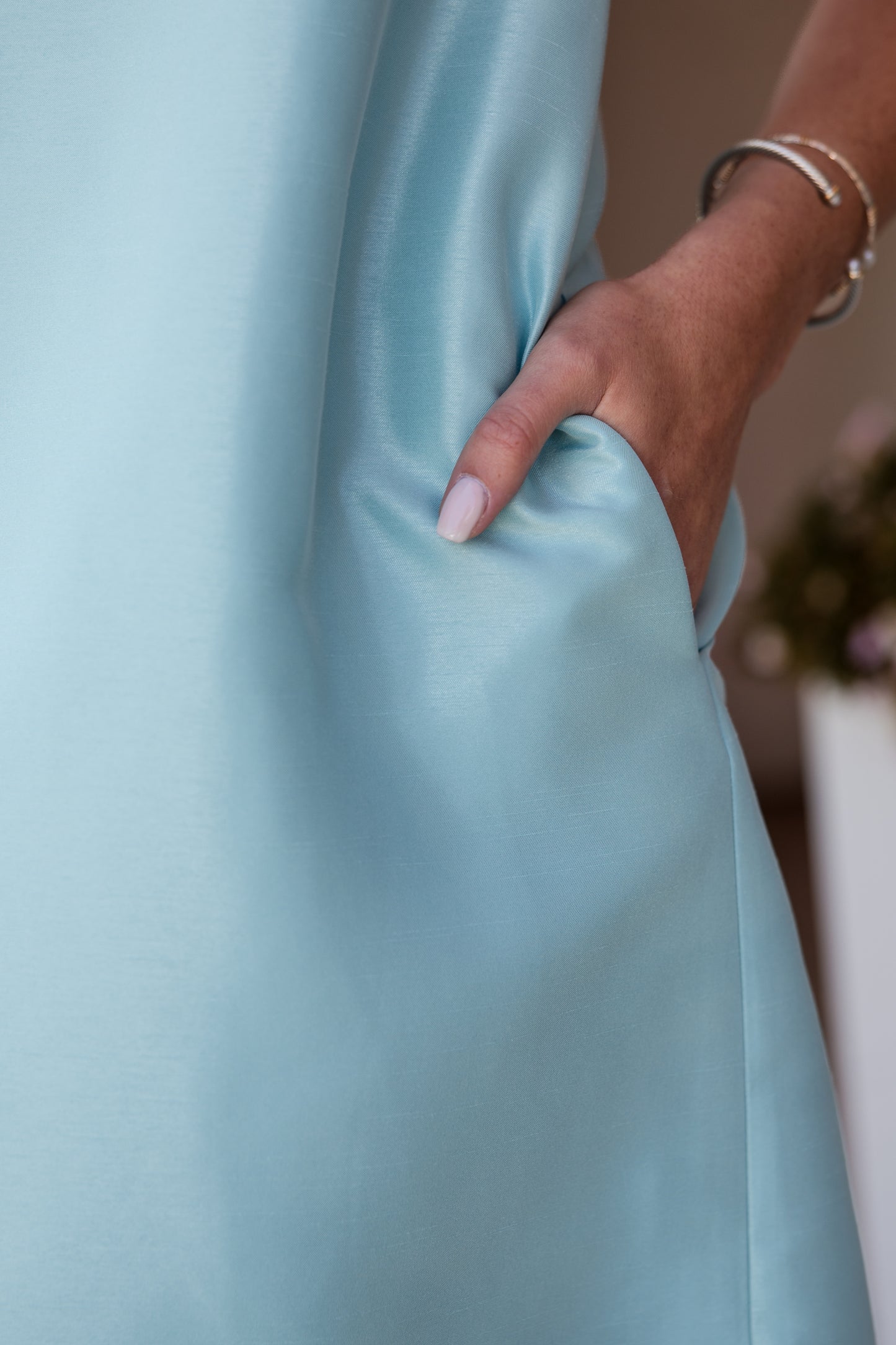 Naomi Dress - Aqua