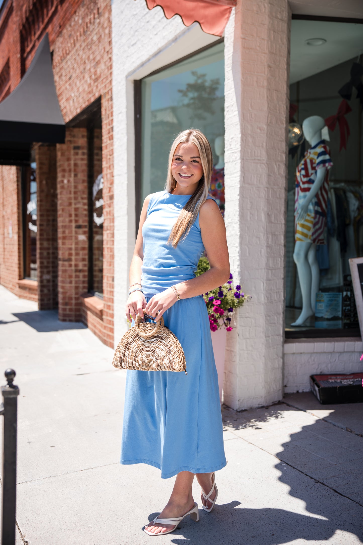 Cleo Midi Dress - Laguna