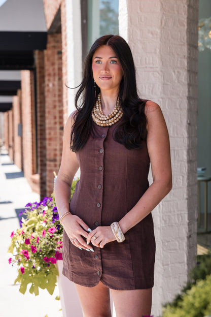 Arani Dress - Brown
