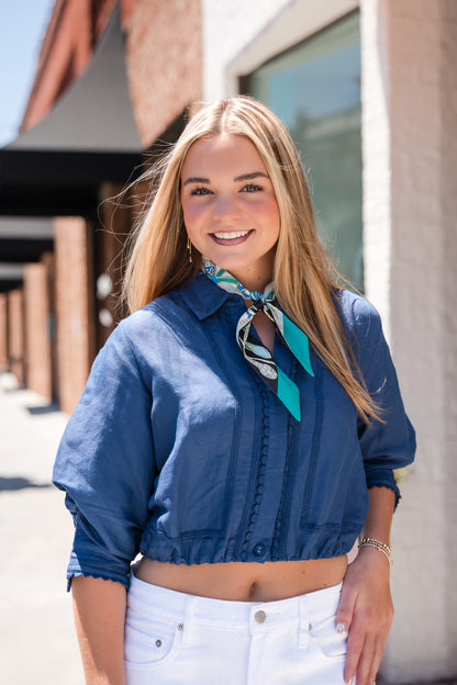 Carter Top - Navy