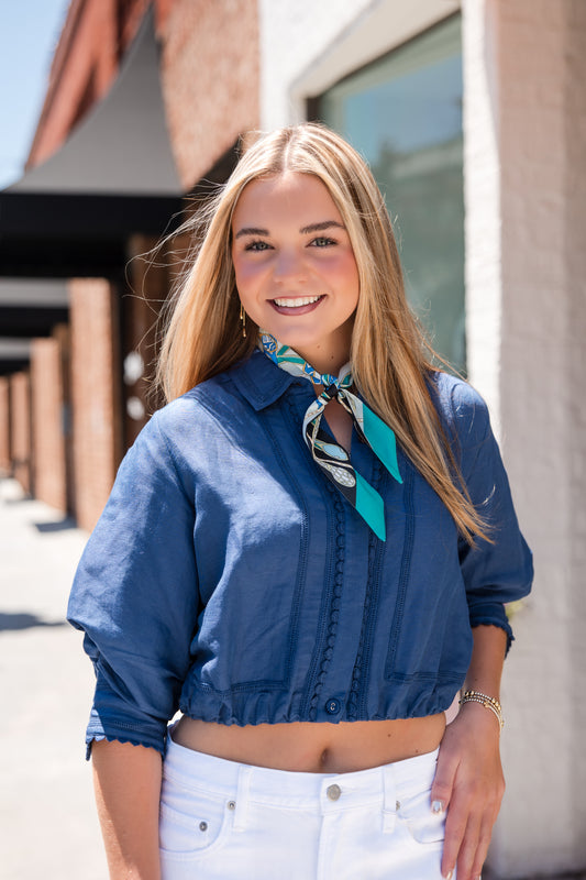 Carter Top - Navy