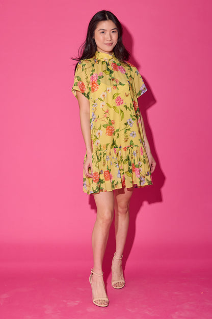 Willa Dress - Yellow Parterre