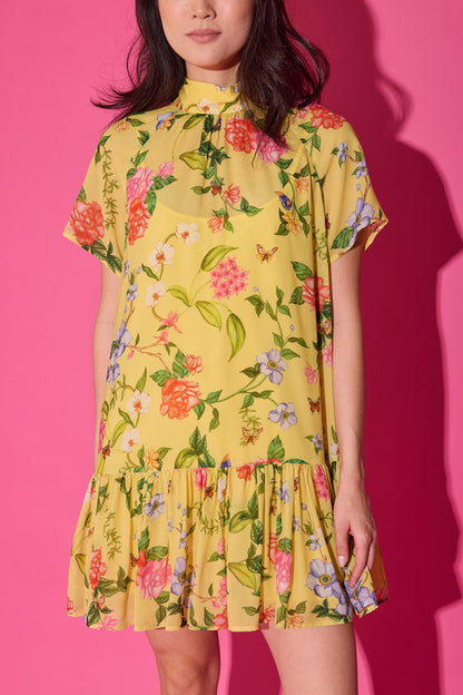 Willa Dress - Yellow Parterre