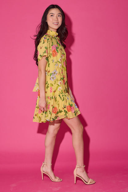 Willa Dress - Yellow Parterre