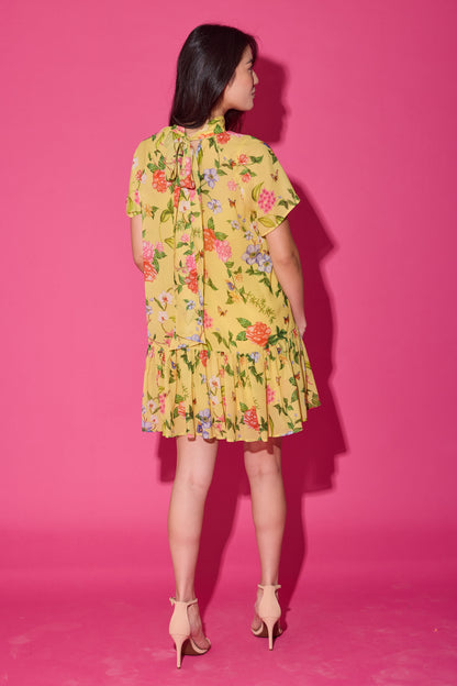 Willa Dress - Yellow Parterre