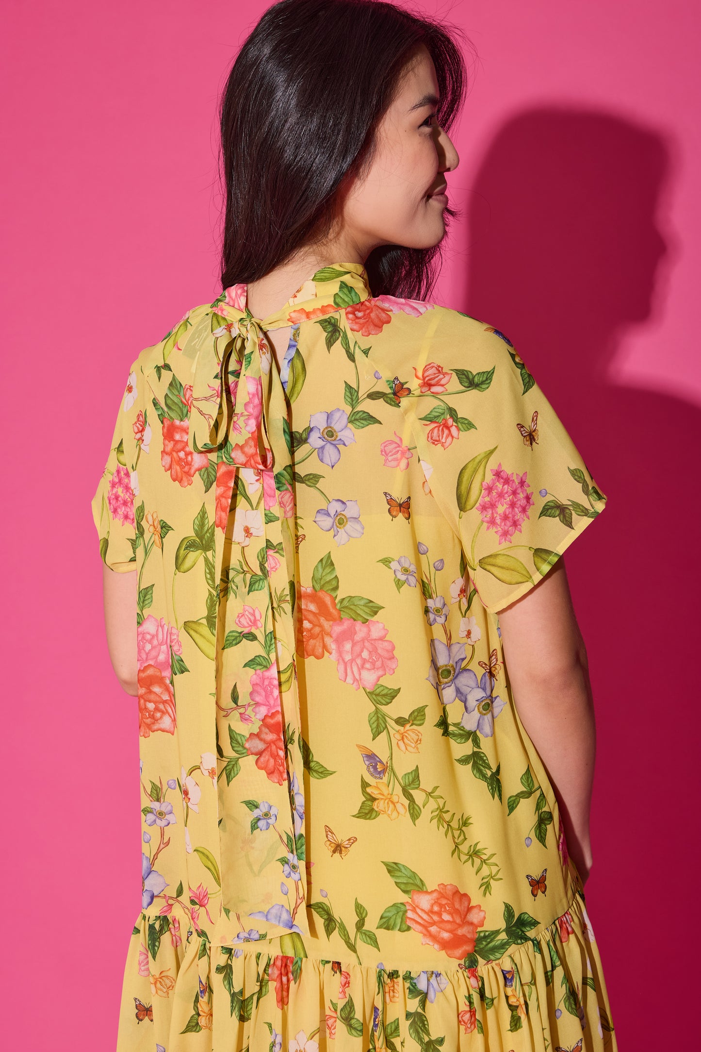 Willa Dress - Yellow Parterre