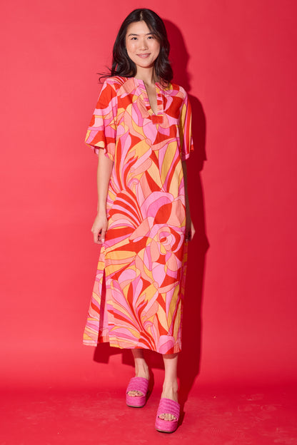 Delaney Dress - Moroccan Poppy