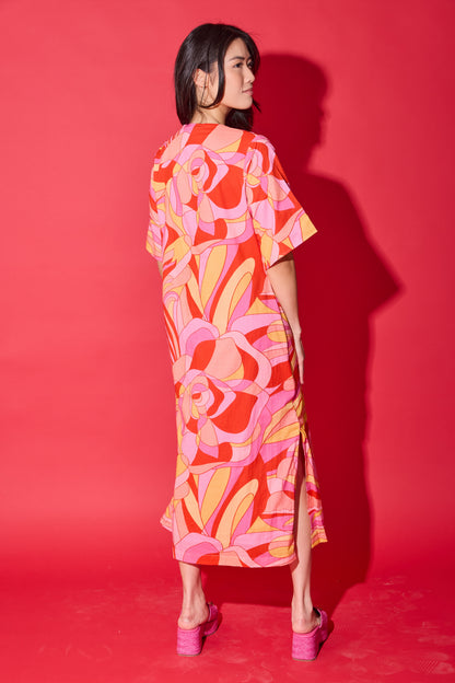 Delaney Dress - Moroccan Poppy