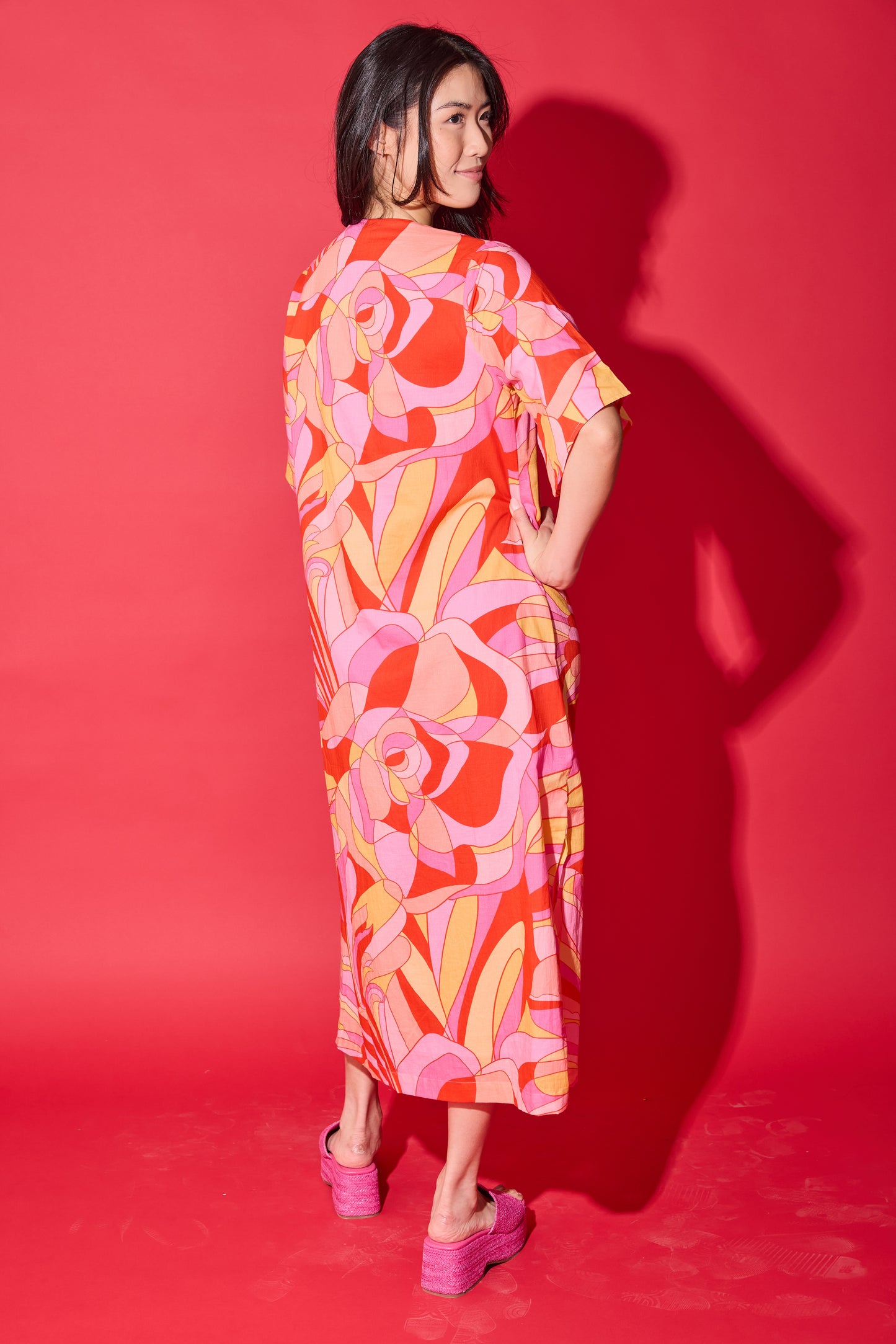 Delaney Dress - Moroccan Poppy