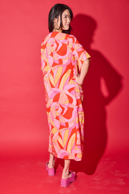 Delaney Dress - Moroccan Poppy