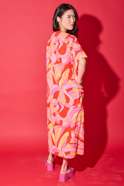 Delaney Dress - Moroccan Poppy