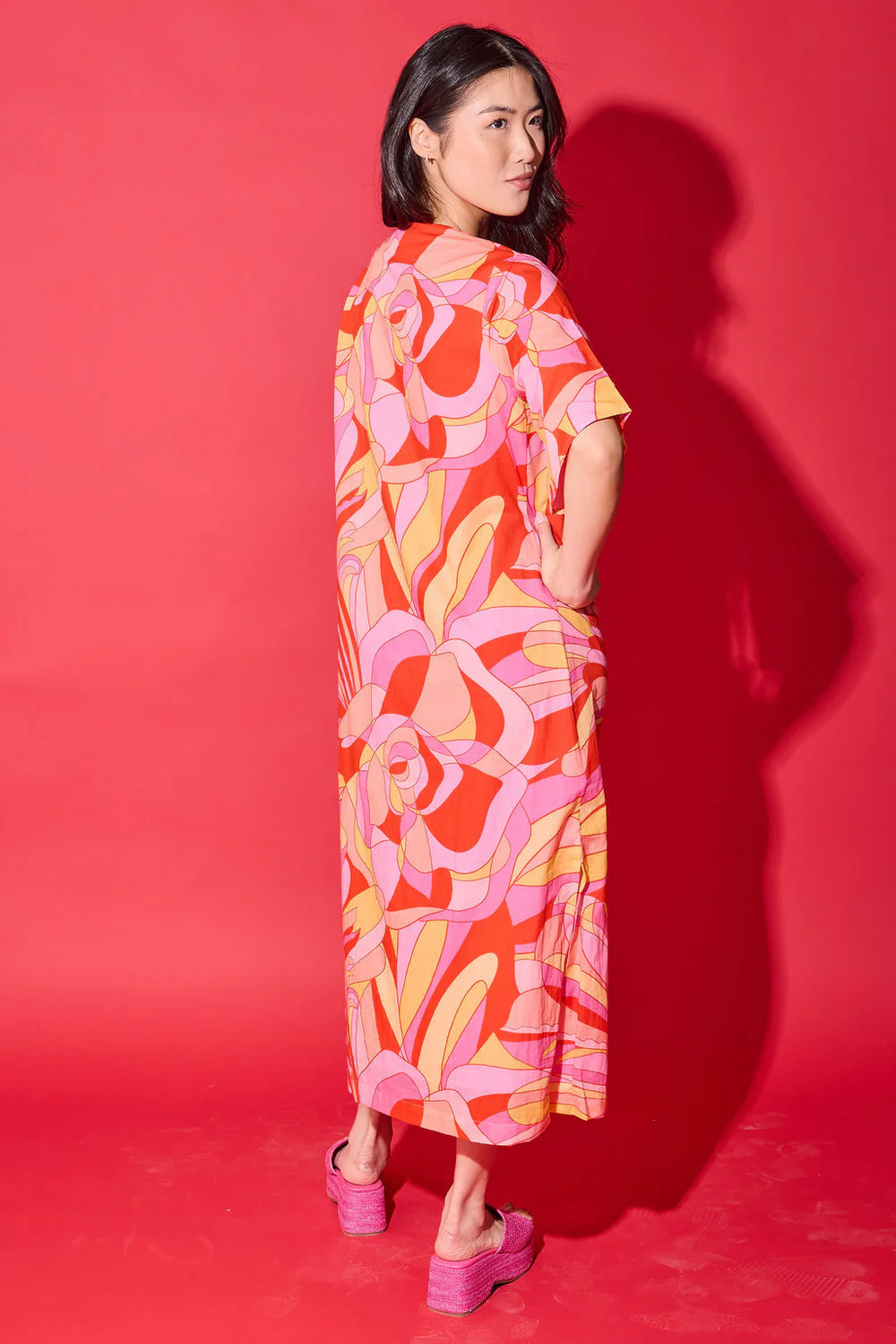 Delaney Dress - Moroccan Poppy