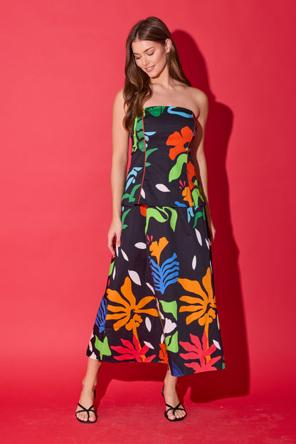 Brooks Dress - Black Majorelle