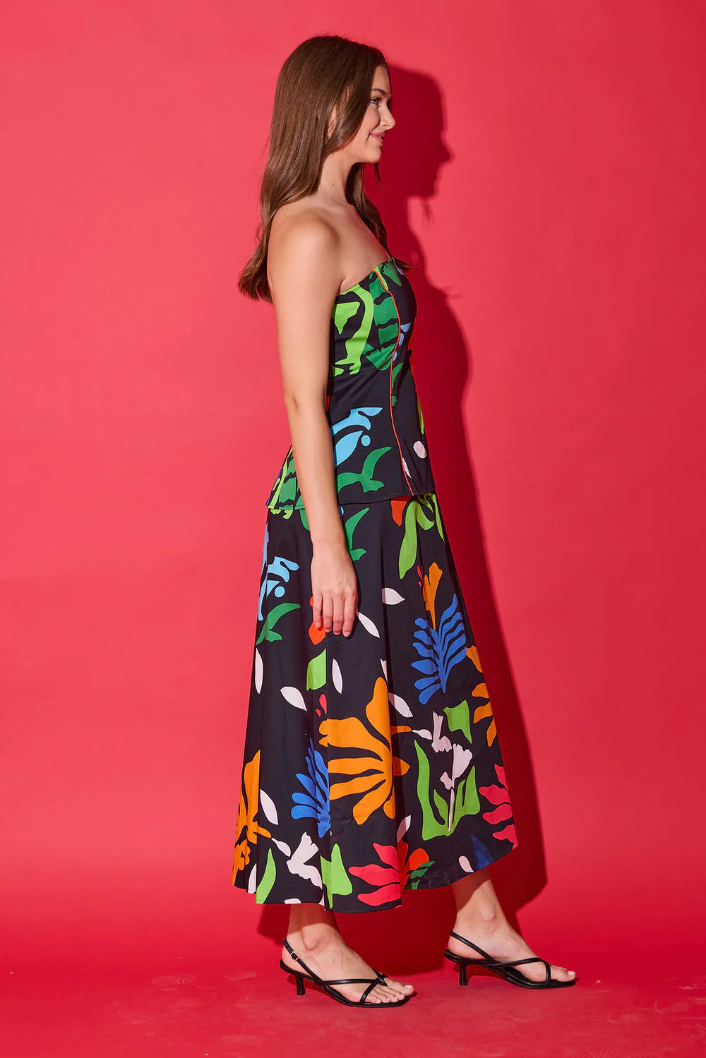 Brooks Dress - Black Majorelle