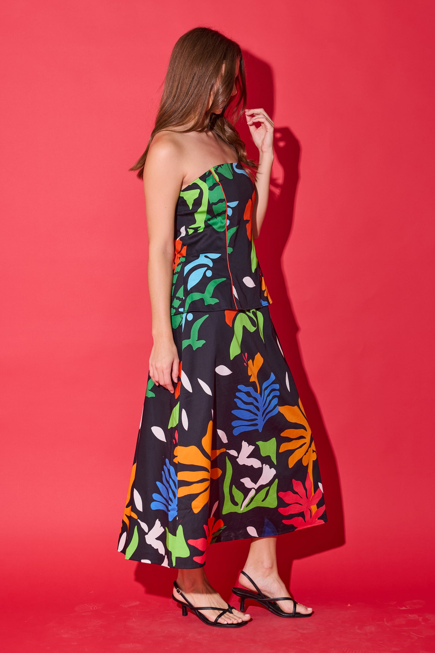 Brooks Dress - Black Majorelle