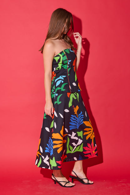 Brooks Dress - Black Majorelle
