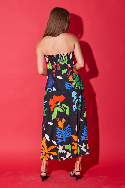 Brooks Dress - Black Majorelle