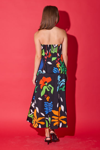 Brooks Dress - Black Majorelle