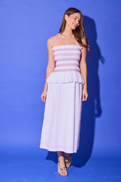 Caroline Dress - Bright White