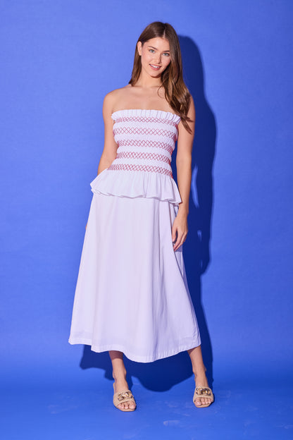 Caroline Dress - Bright White