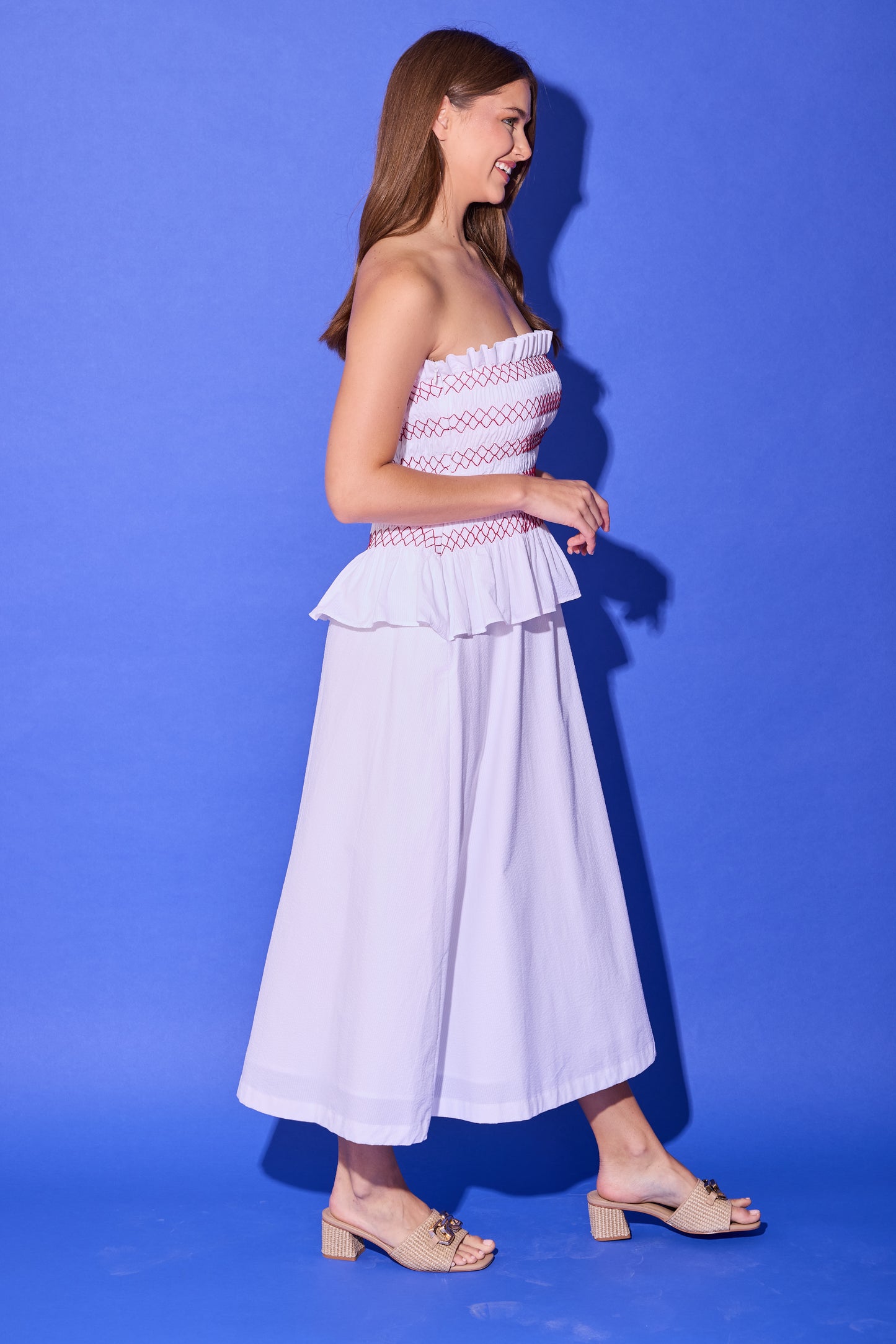 Caroline Dress - Bright White