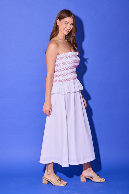 Caroline Dress - Bright White