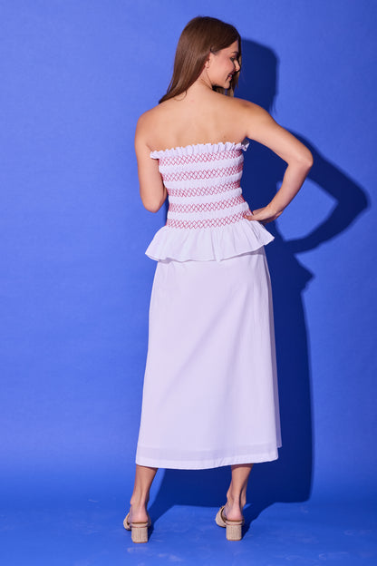 Caroline Dress - Bright White