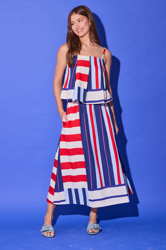 Danny Skirt - Maritime Stripe