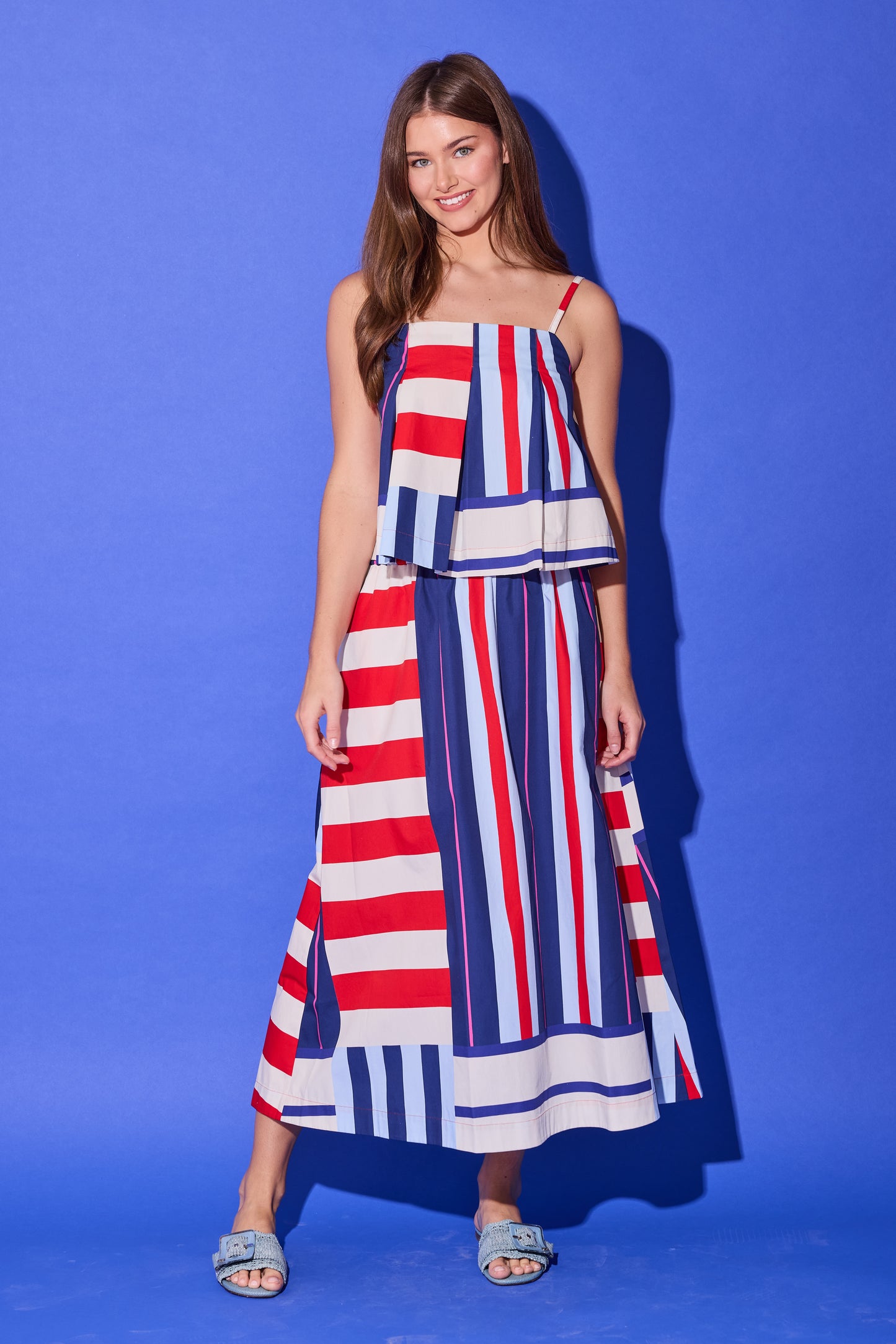 Danny Skirt - Maritime Stripe
