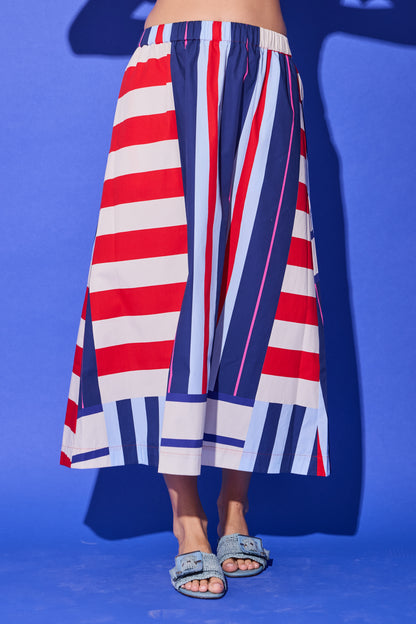 Danny Skirt - Maritime Stripe