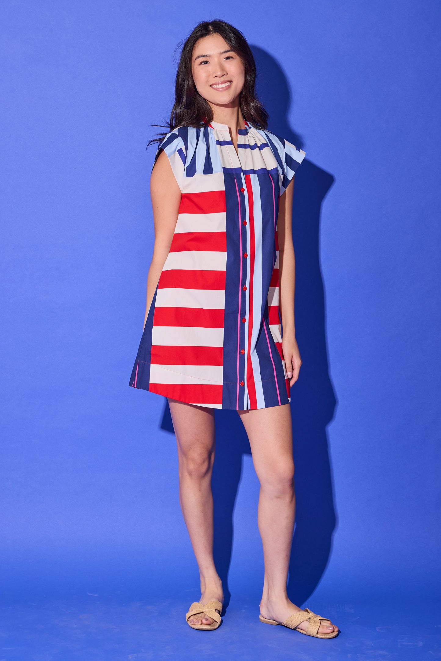 Tucker Dress - Maritime Stripe