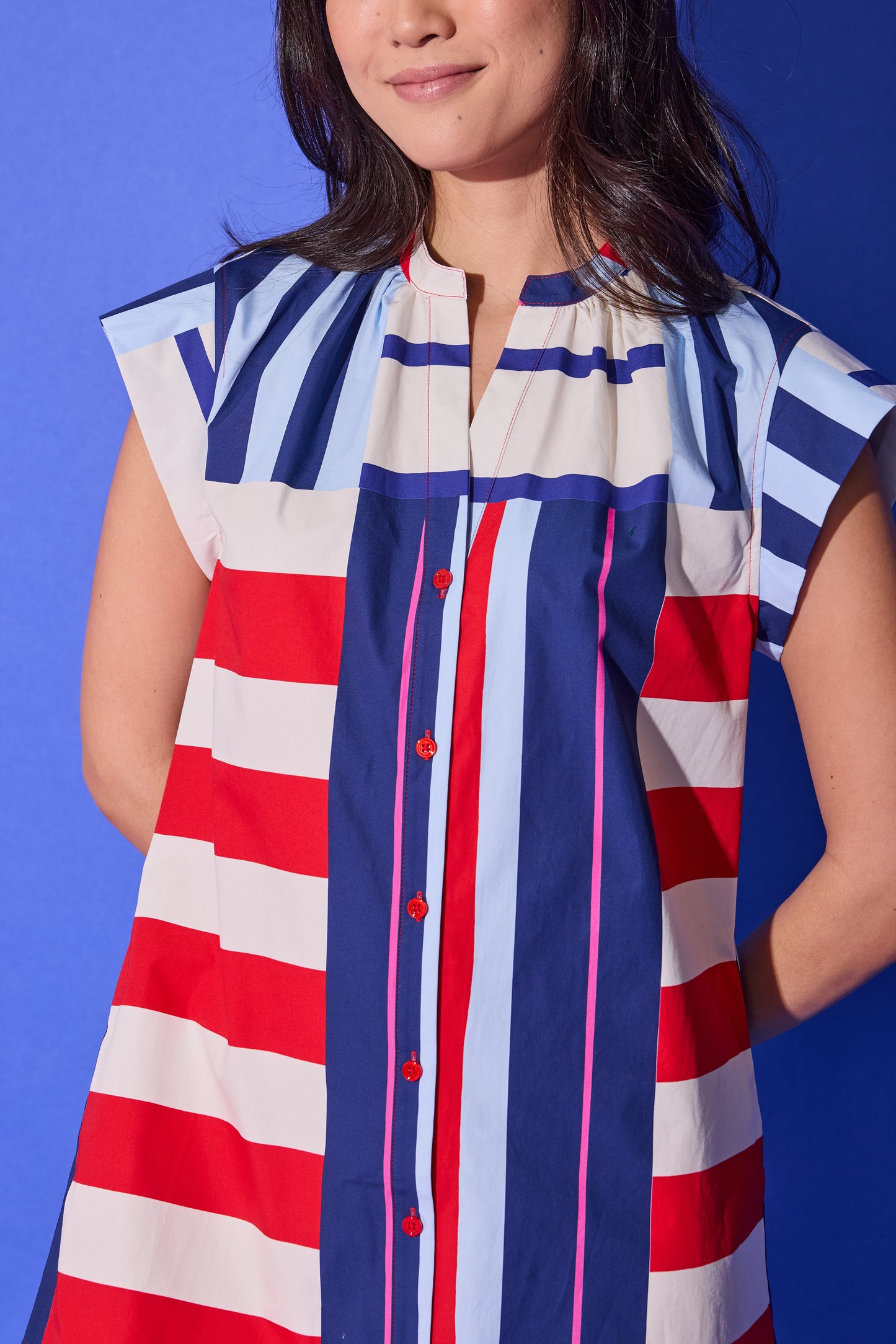 Tucker Dress - Maritime Stripe