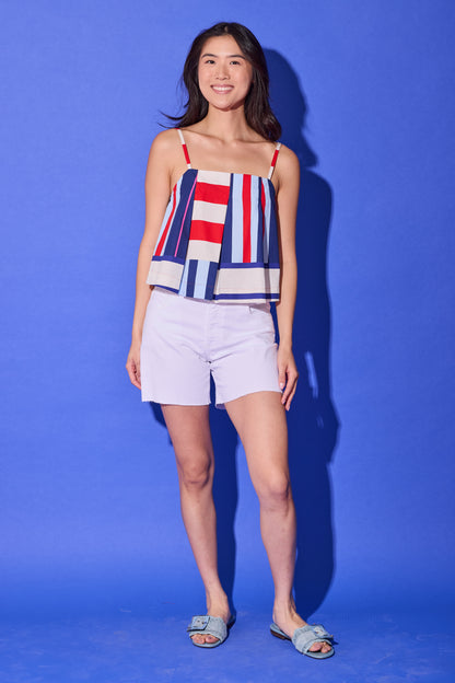 Reed Top - Maritime Stripe
