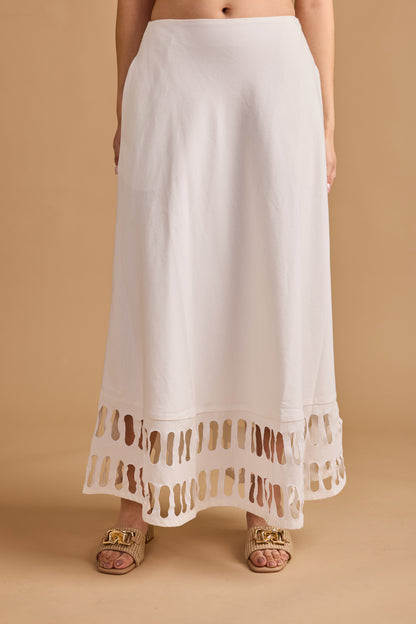Dalia Skirt - Creme