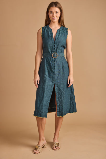 River Dress - Mediterranean