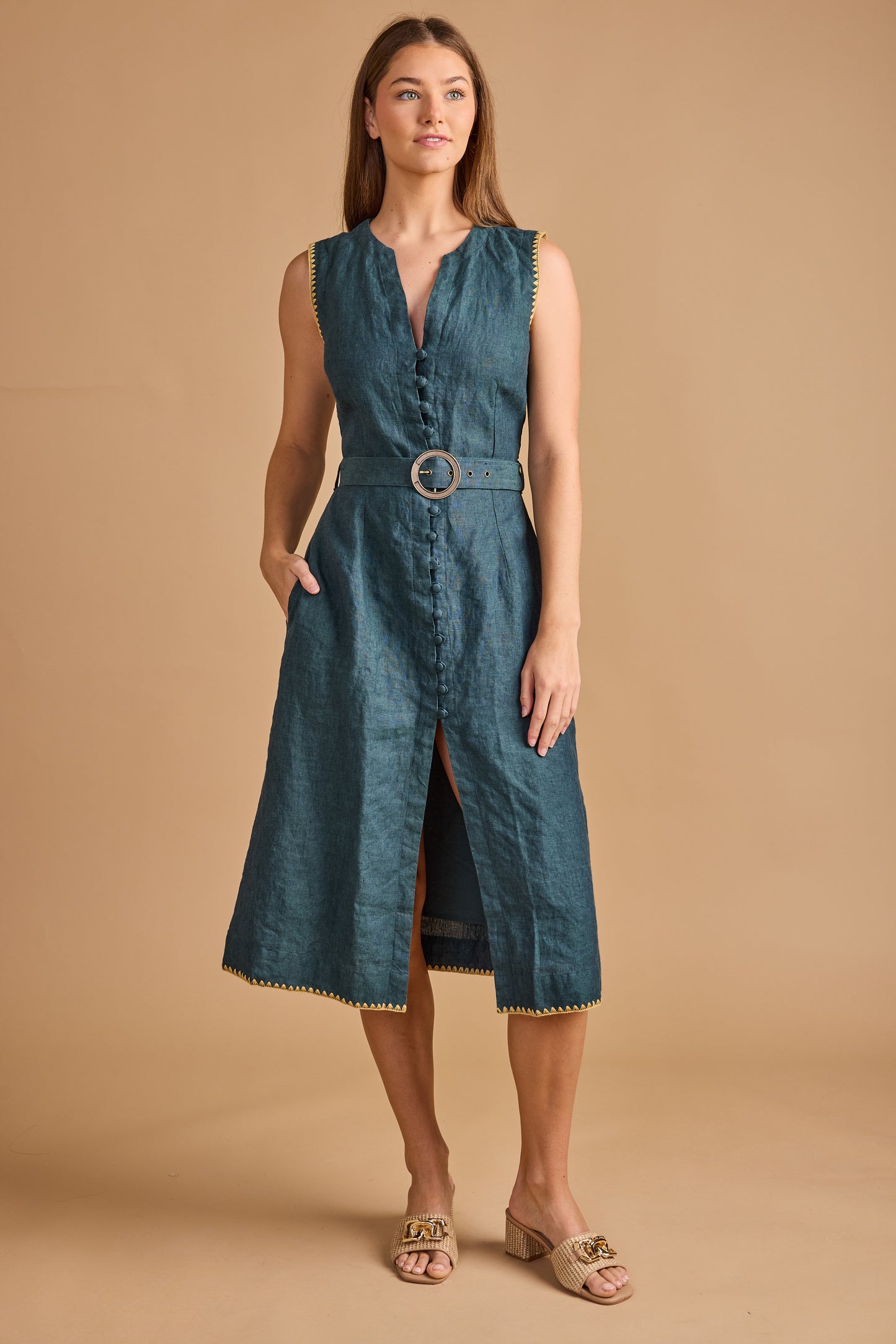 River Dress - Mediterranean