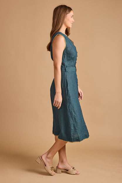 River Dress - Mediterranean