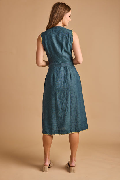 River Dress - Mediterranean