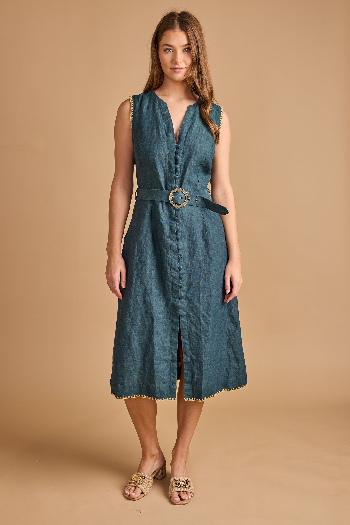 River Dress - Mediterranean