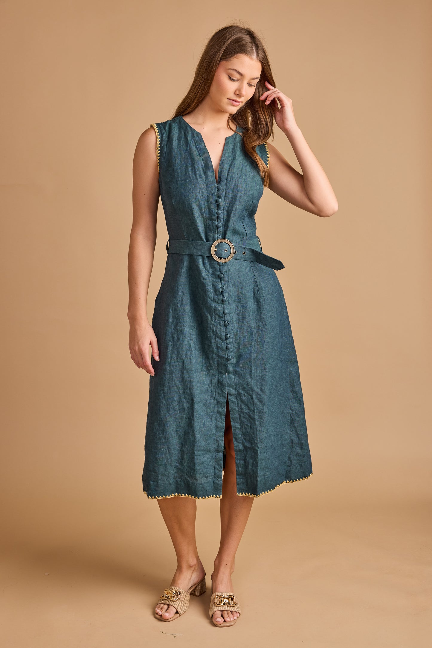 River Dress - Mediterranean