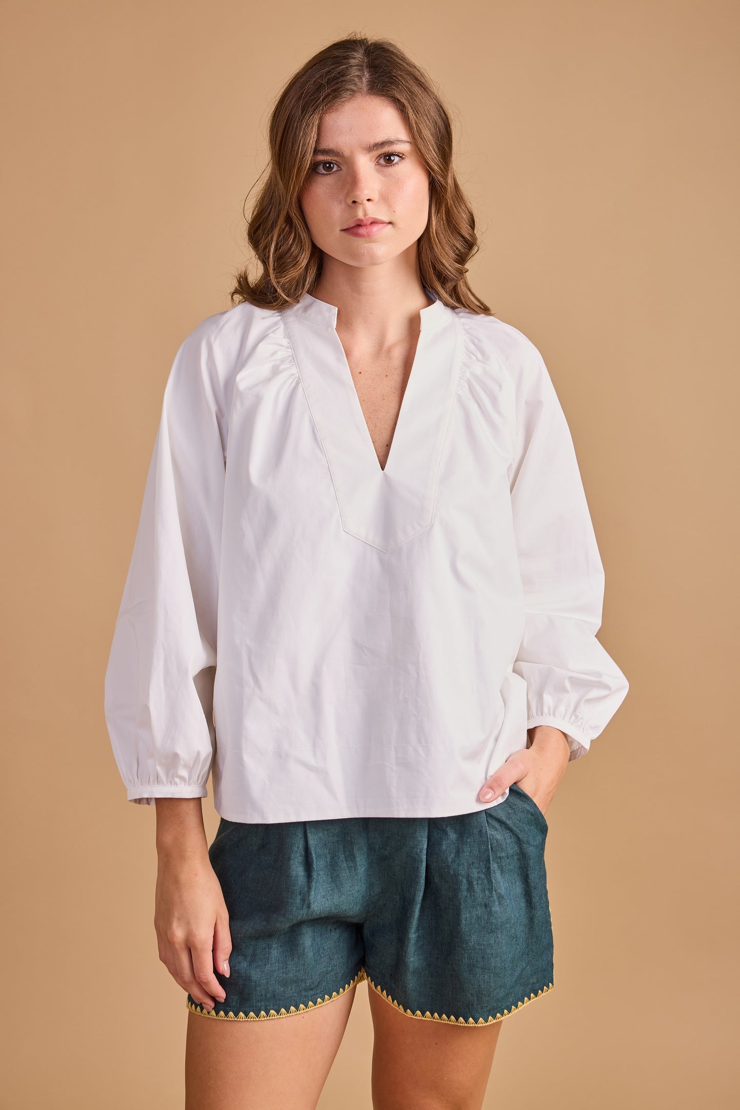 Cora Top - White