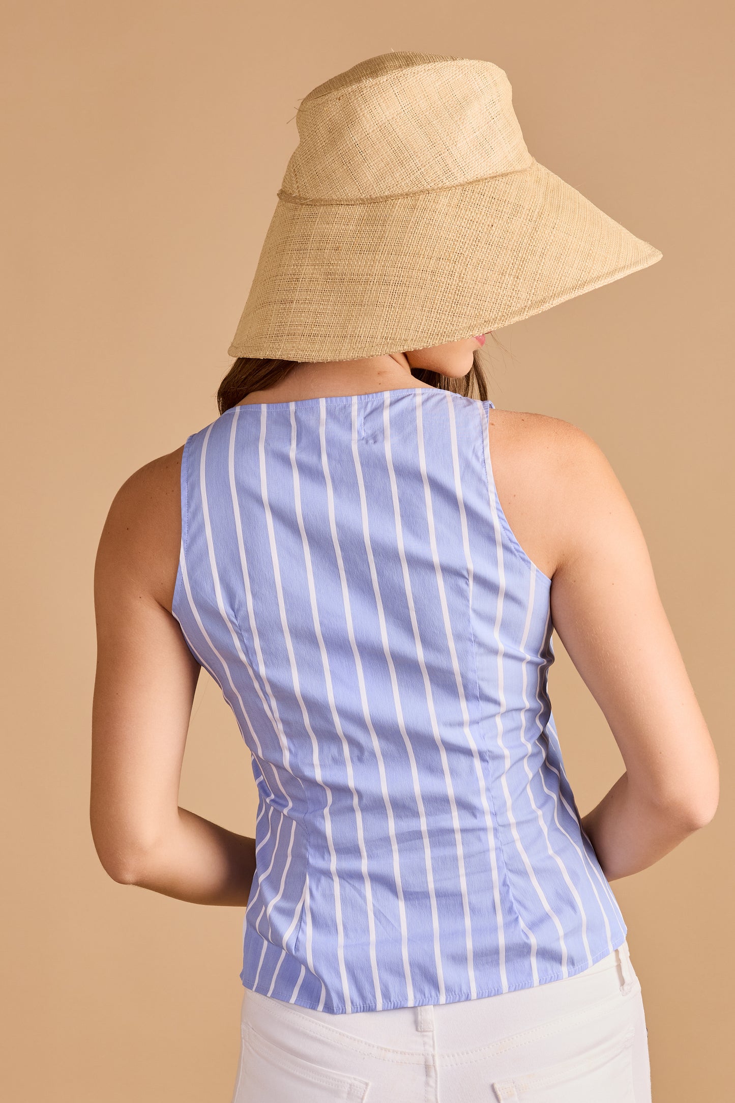 Louanne Top - Aegean Stripe