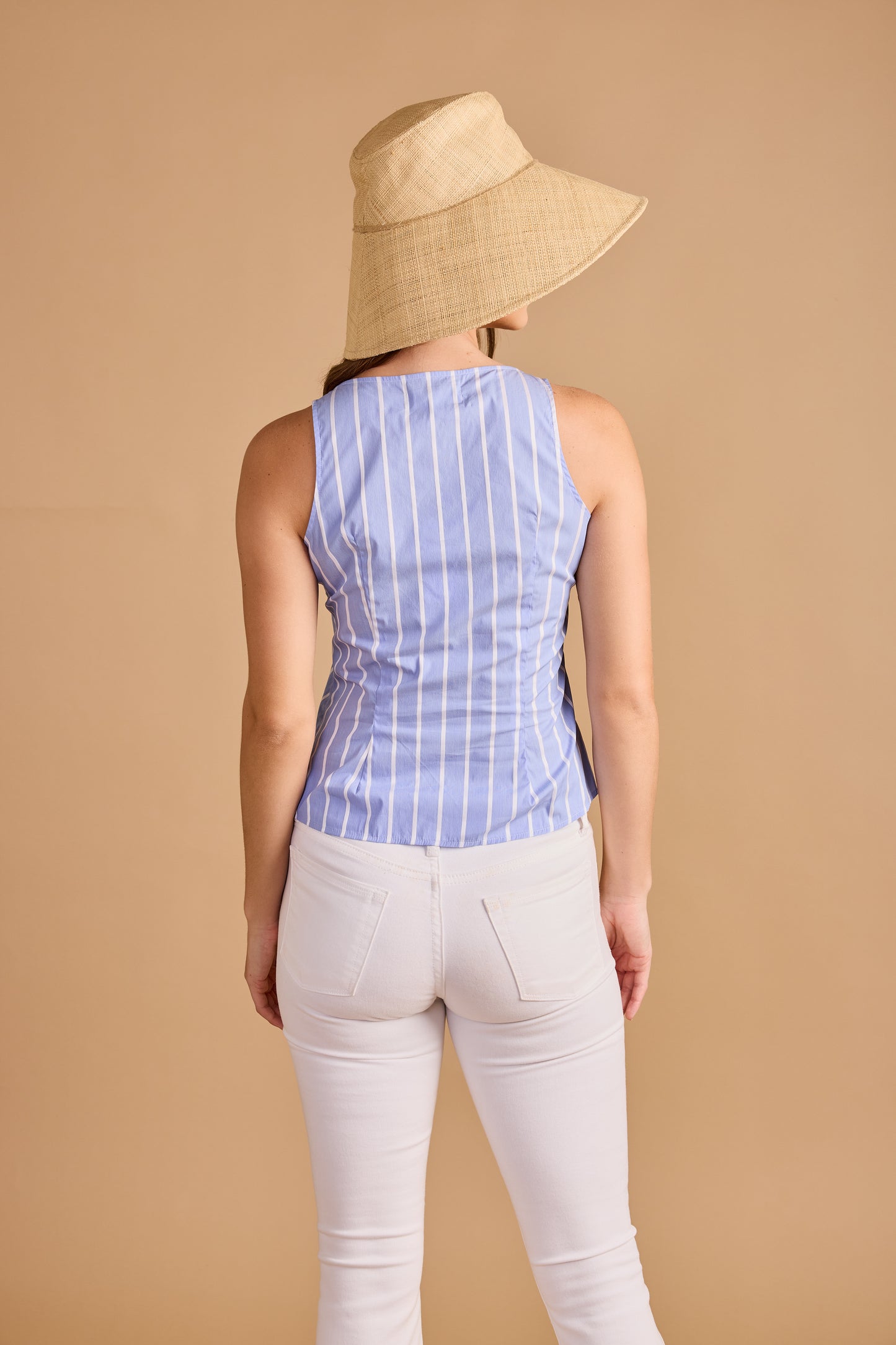 Louanne Top - Aegean Stripe