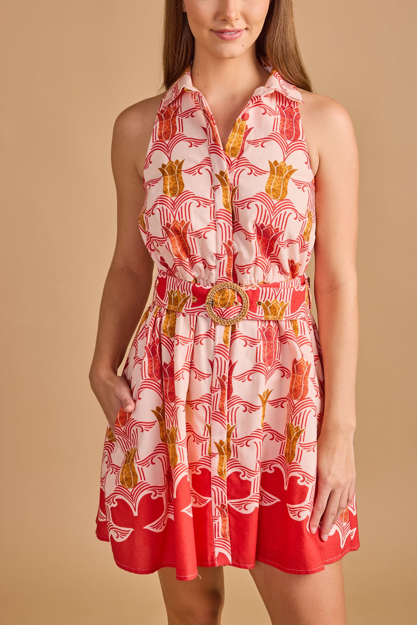 Alma Dress - Desert Tulip