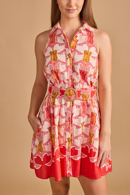 Alma Dress - Desert Tulip