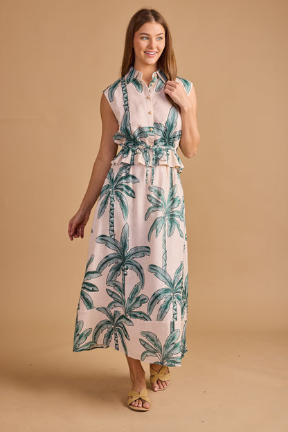 Maggie Top - Coconut Palm