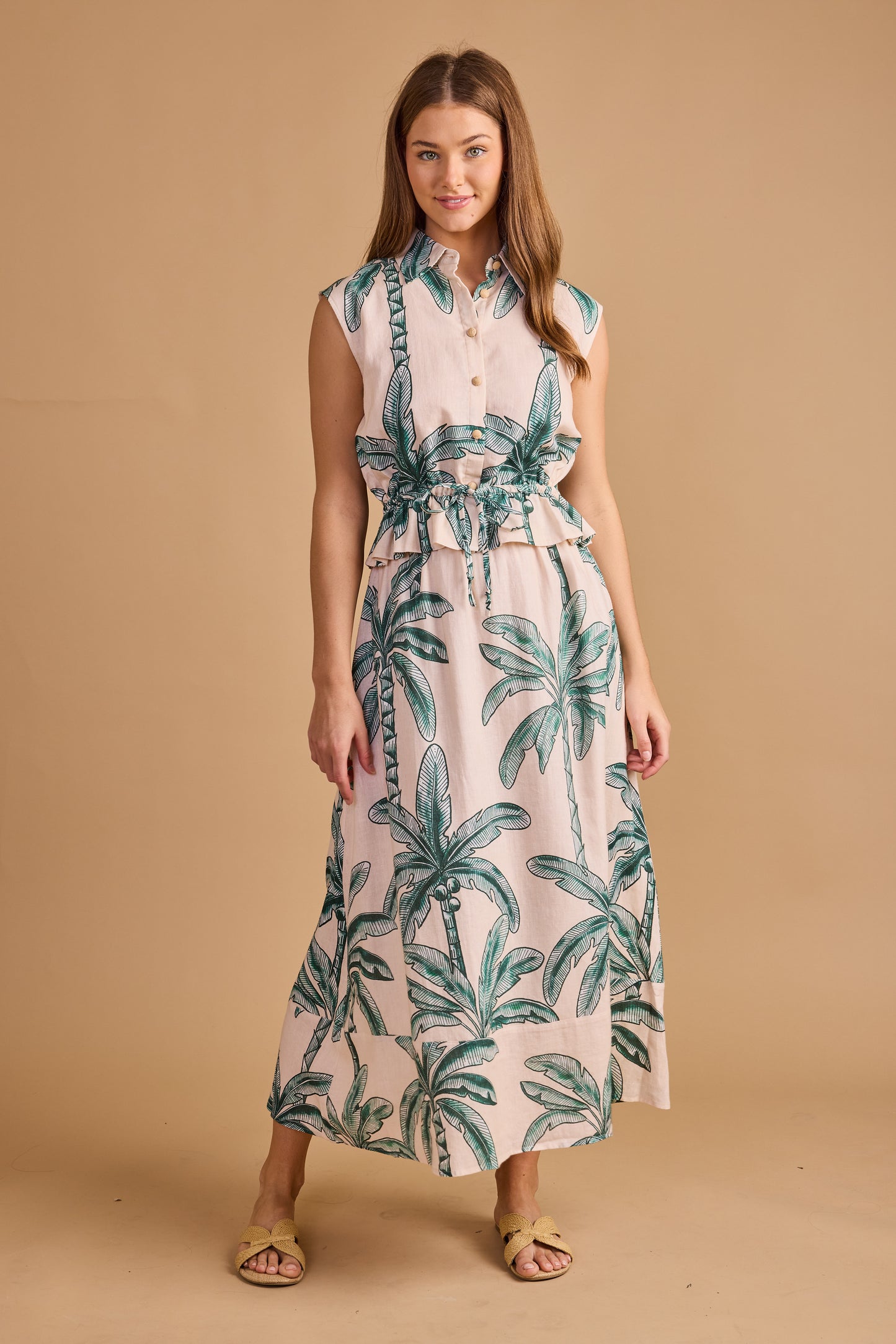 Maggie Top - Coconut Palm