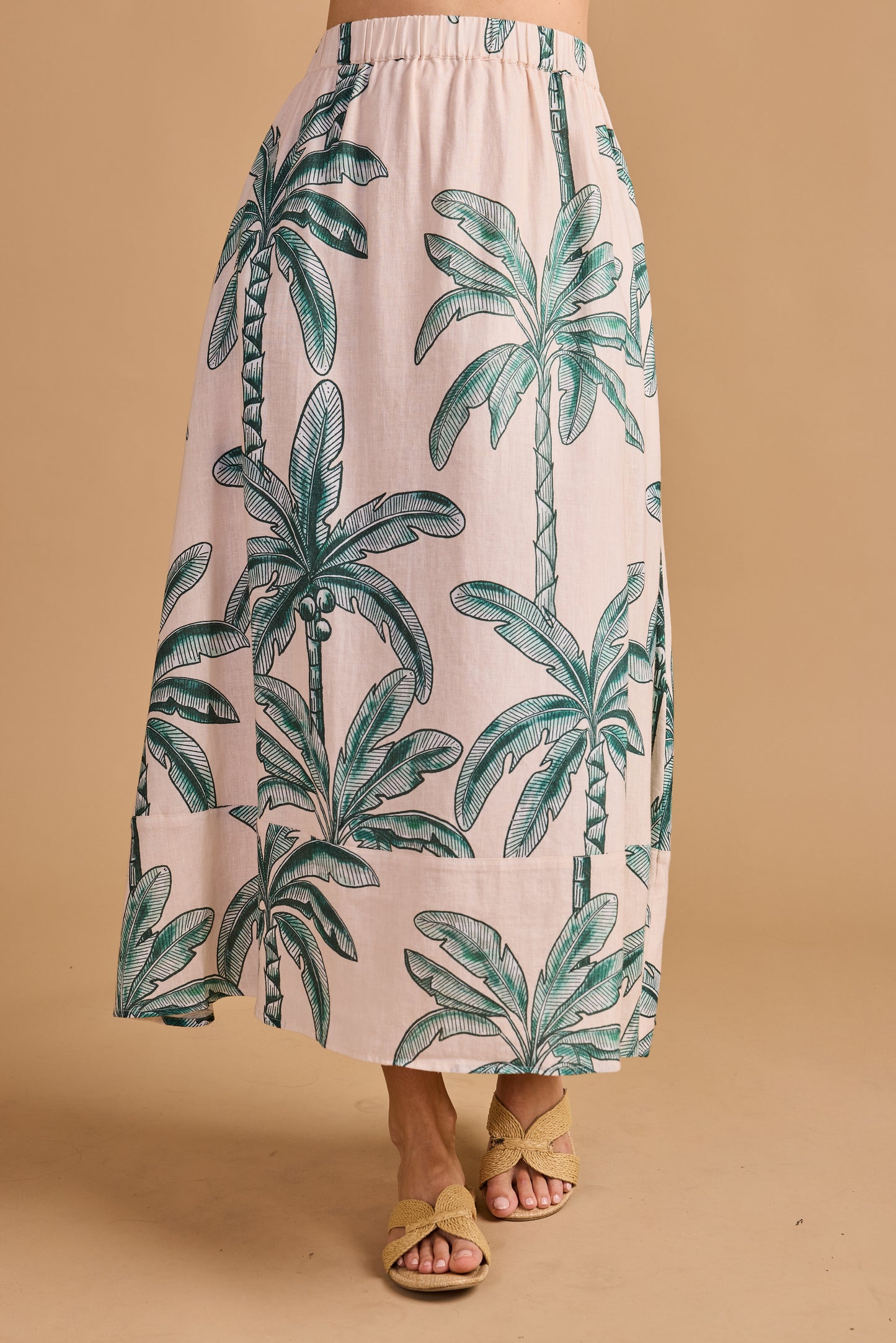 Marisol Skirt - Coconut Palm