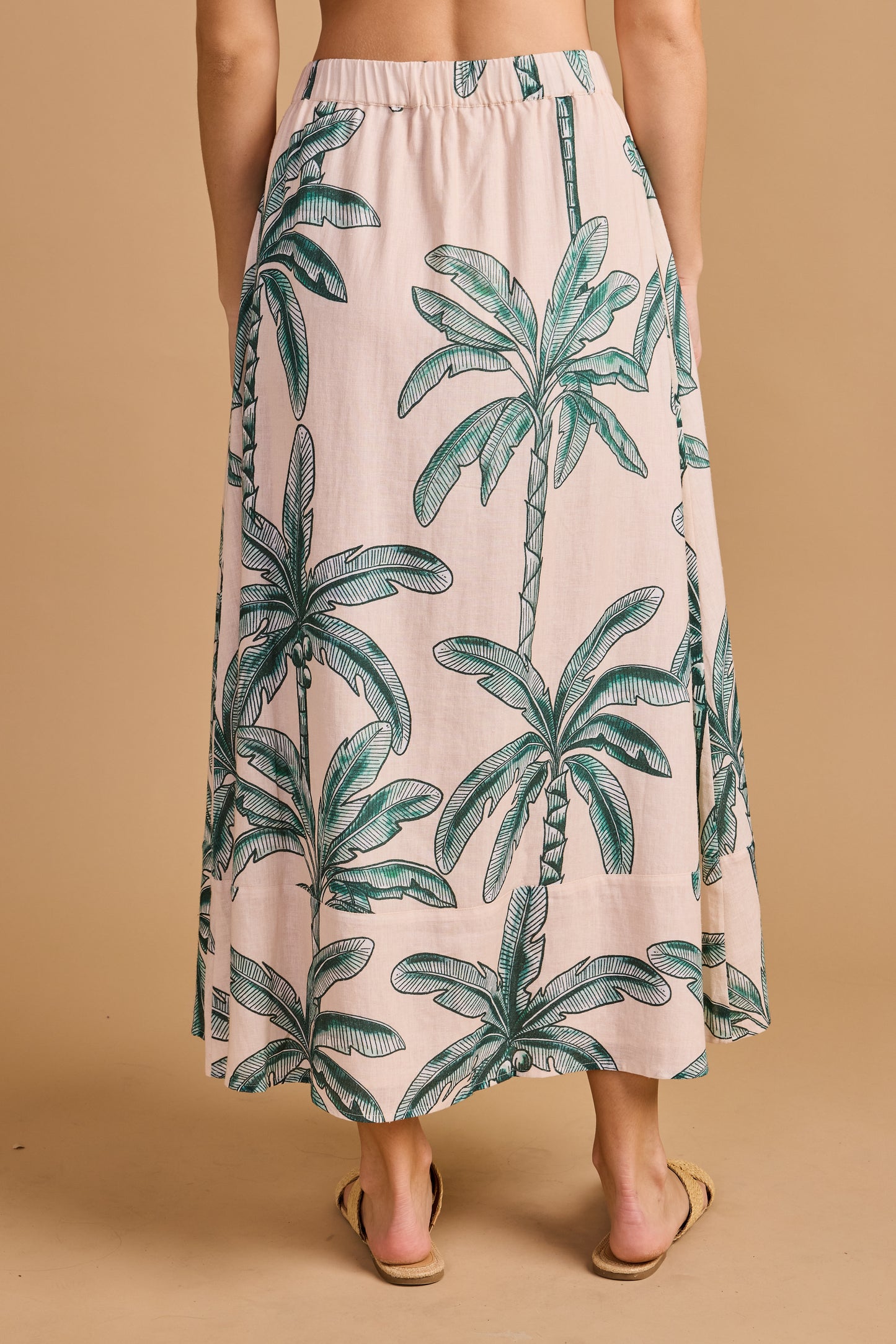 Marisol Skirt - Coconut Palm